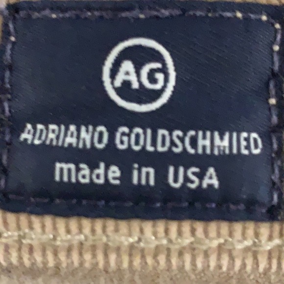 AG The Stevie Slim Straight Corduroy Pants Size 25 - Picture 6 of 12